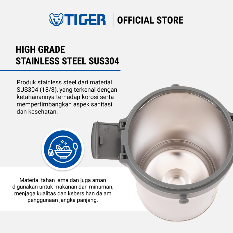 Tiger Stainless Steel Lunch Jar LWU-B200 - Image 3