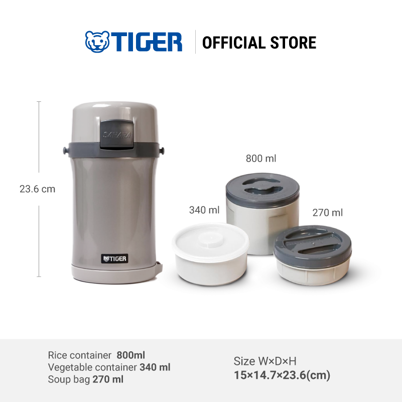 Tiger Stainless Steel Lunch Jar LWU-B200 - Image 6
