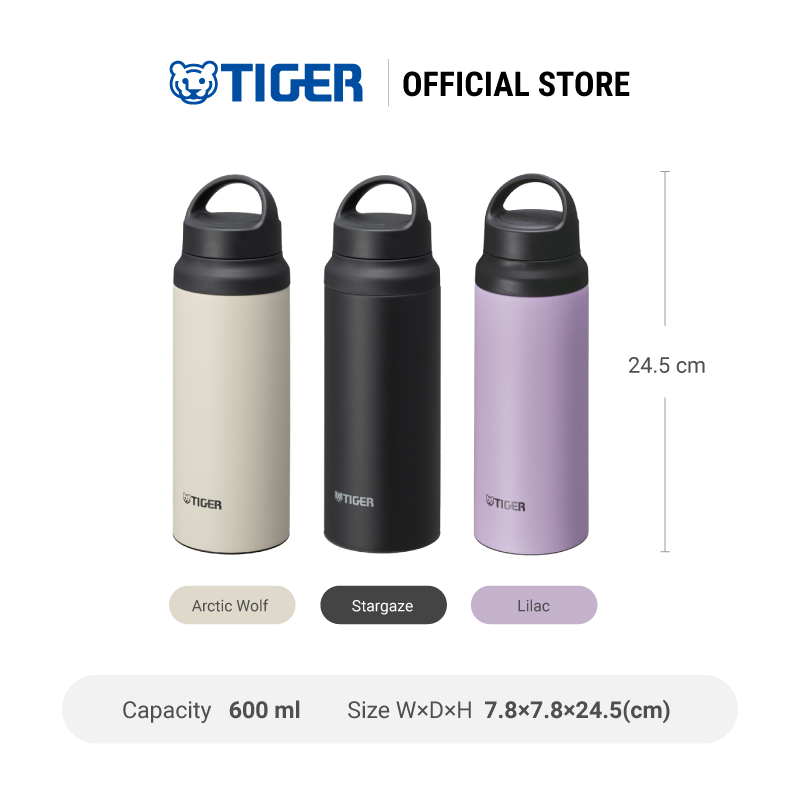 Tiger Stainless Steel Sport Water Bottle MCZ-S060 (600ml) - Image 6